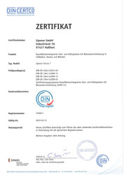 Uponor CER Siccus 14 SYS MECH DIN CERTCO 7F009-F DE
